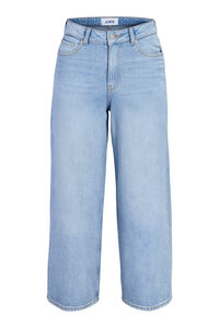 Jack & Jones Jeans cropped tiro alto lavado