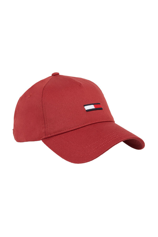 Springfield Men's Tommy Jeans cap with embroidered flag red