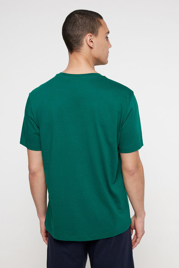 Springfield Camiseta manga corta de hombre verde