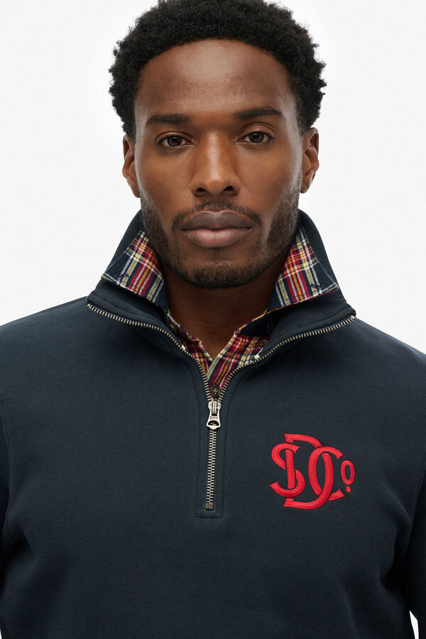 Superdry Neon half-zip sweatshirt blue