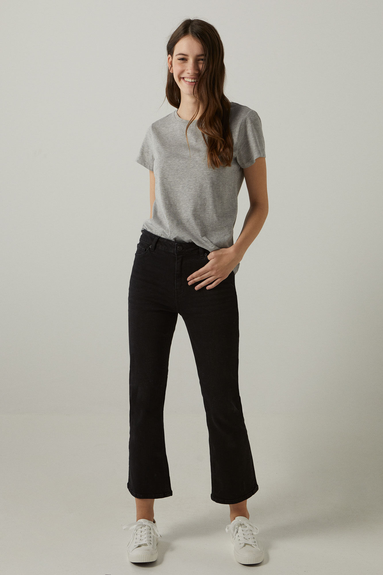Springfield Jeans Zigzag Flare Azul | Jeans Mujer ⋆ Treboada