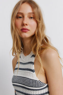 Springfield Halterneck pointelle dress