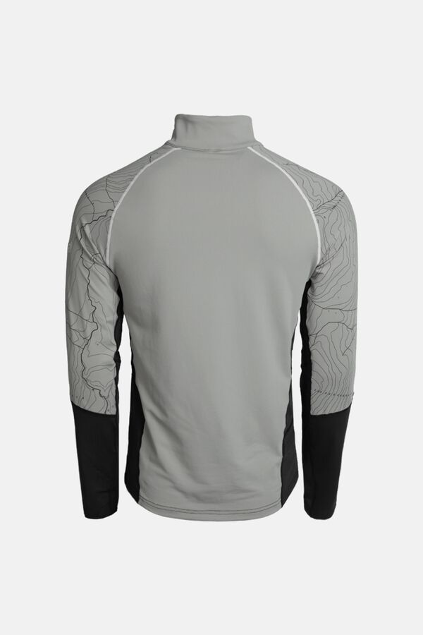 Izas Technischer Fleece-Pullover Grau