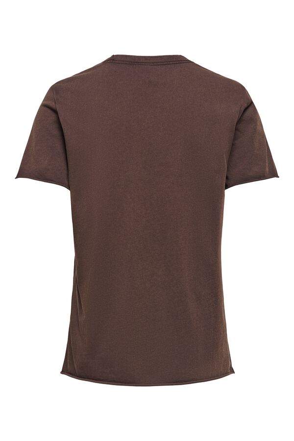 Only Printed short-sleeved T-shirt nude