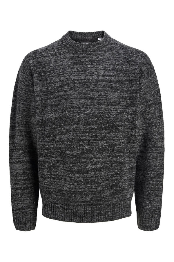 Jack & Jones Basic jersey-knit jumper grey