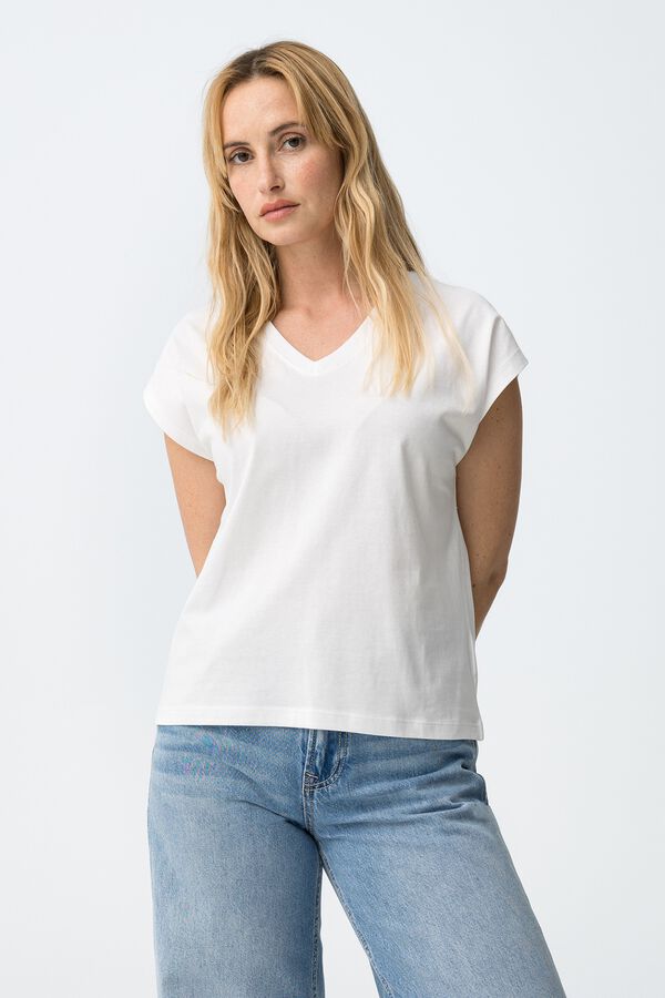 Tiffosi Short-sleeved T-shirt blanc