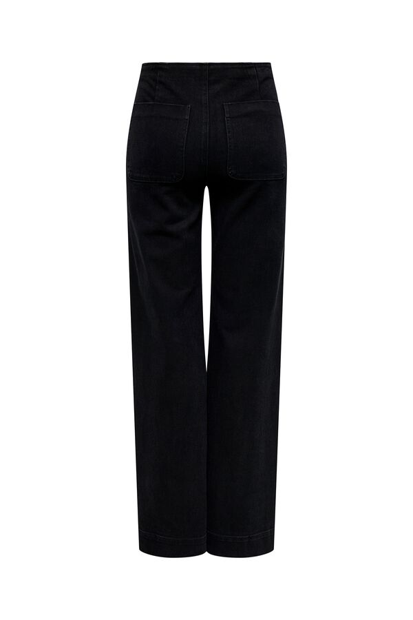 Only Jeans Wide Leg negro