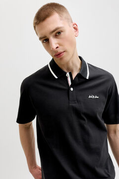 Jack & Jones Polo em piqu&eacute; com logo
