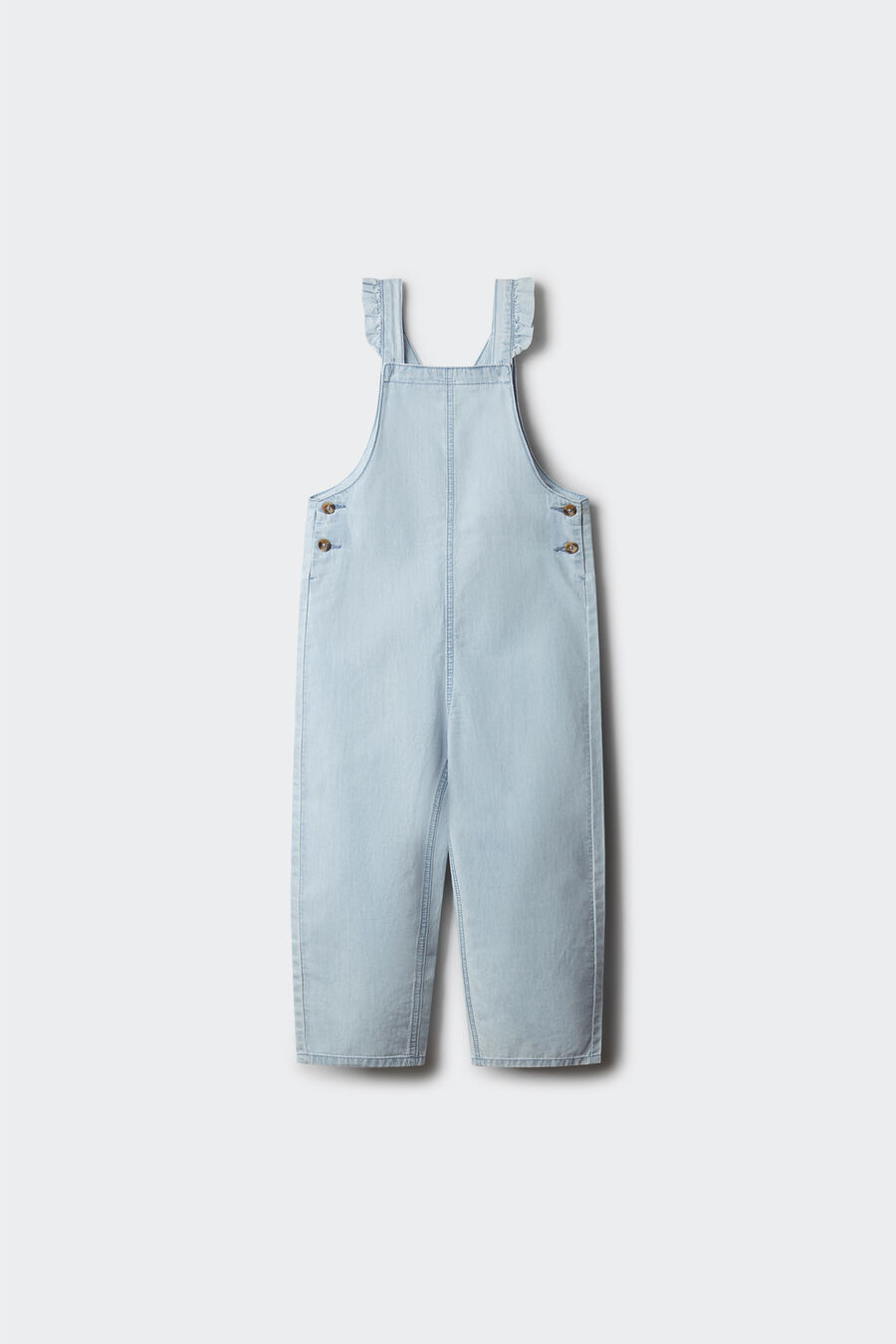 Peto denim ligero niña