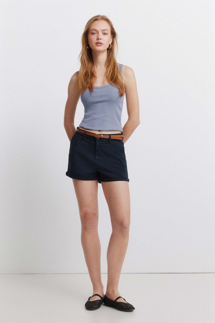 Short chino algodón