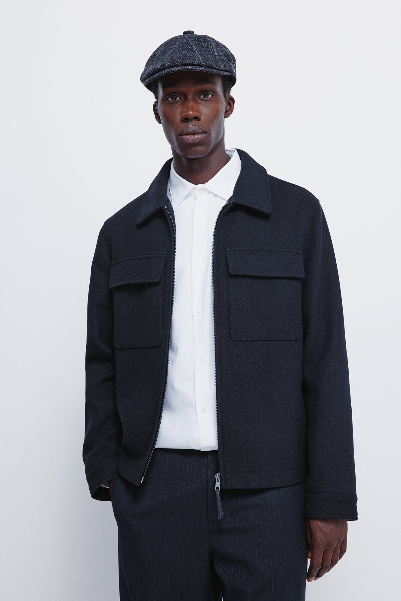 Springfield Wool blend shirt jacket