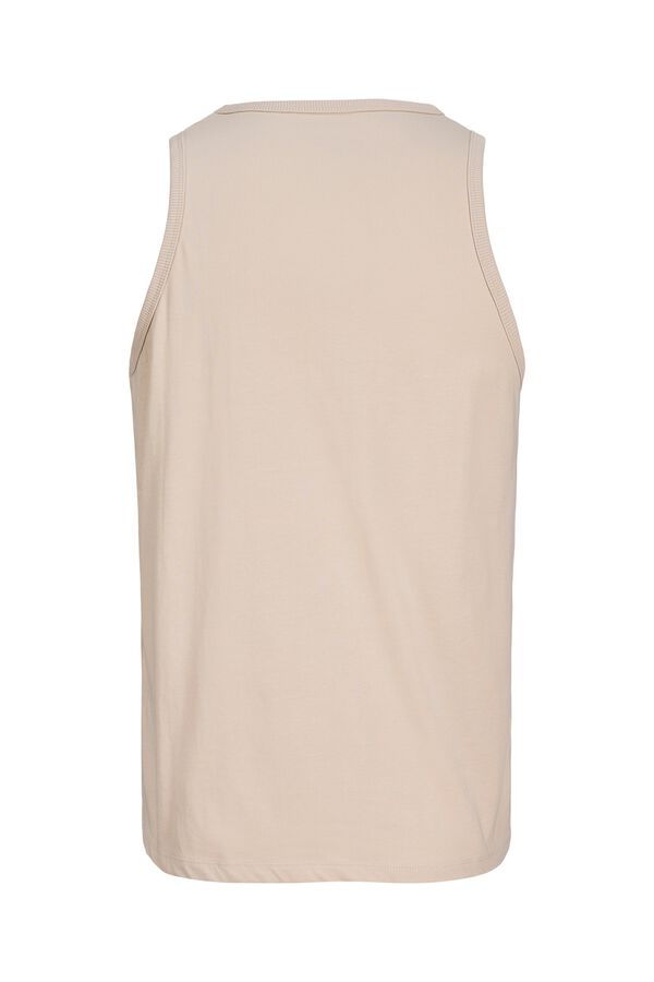 Jack & Jones Regular fit vest top brown