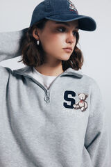 Springfield "Springfield" bear sweatshirt grey
