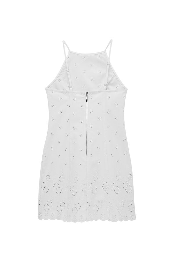 Koton Halterneck mini dress white