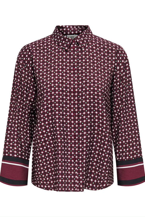 JDY Camisa de manga comprida vermelho