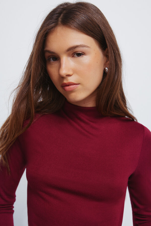 Springfield Soft touch Perkins neck T-shirt printed