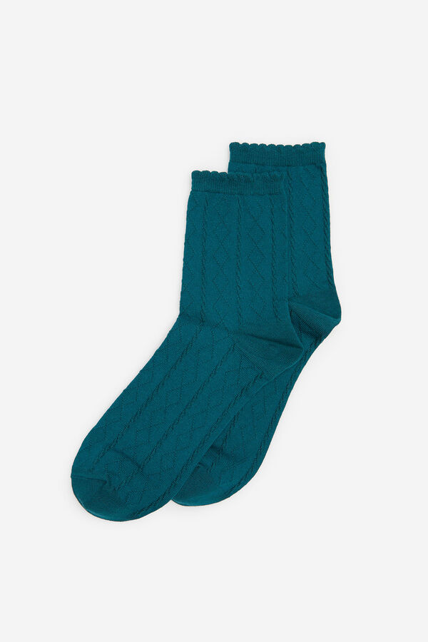 Springfield Textured socks dark gray