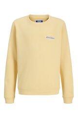 Jack & Jones Junior Sudadera logo amarillo