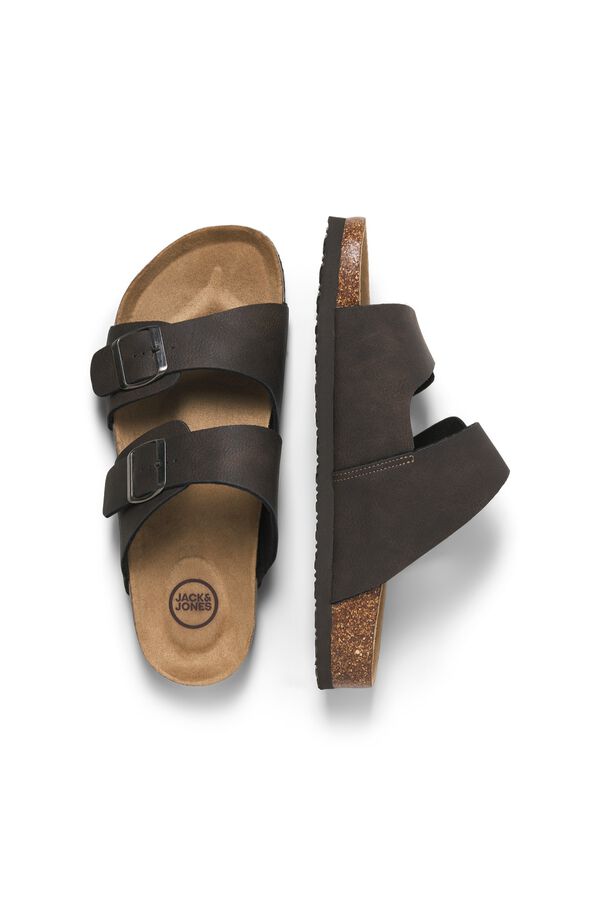 Jack & Jones Lightweight sole buckle sandals nude