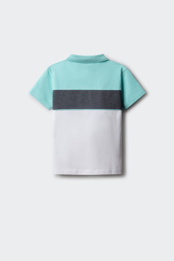 Springfield Kids Dečija oksford majica polo Tirkizna