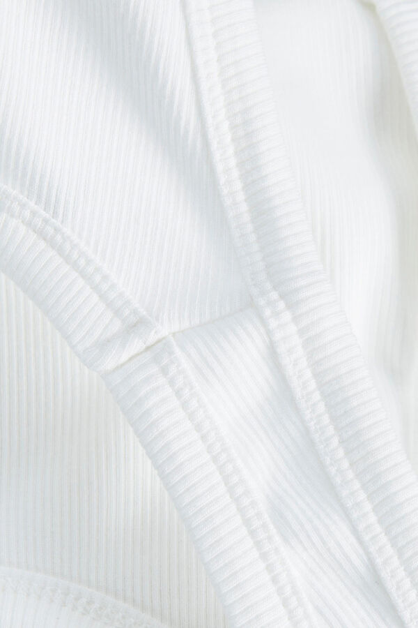 Springfield Essential ribbed top white