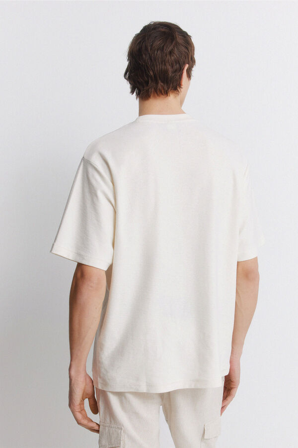 Springfield Textured T-shirt white