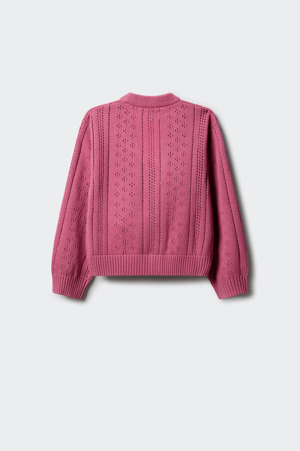 Springfield Kids Cardigan punto ni&ntilde;a morado/lila