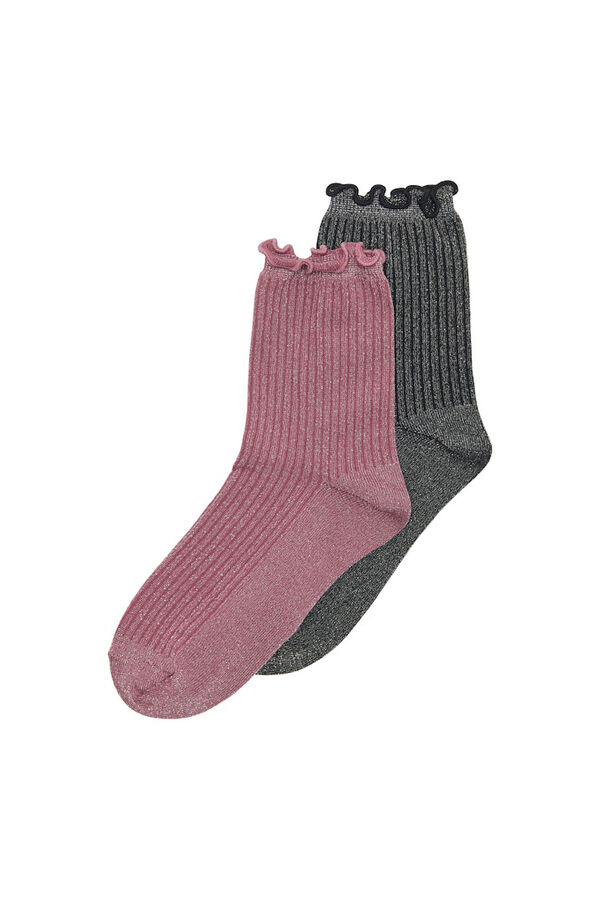 Only Girls Calcetines brillantes morado/lila