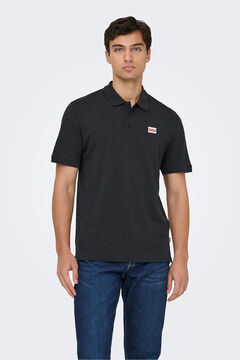 Only & Sons Poloshirt mit Frontdetail