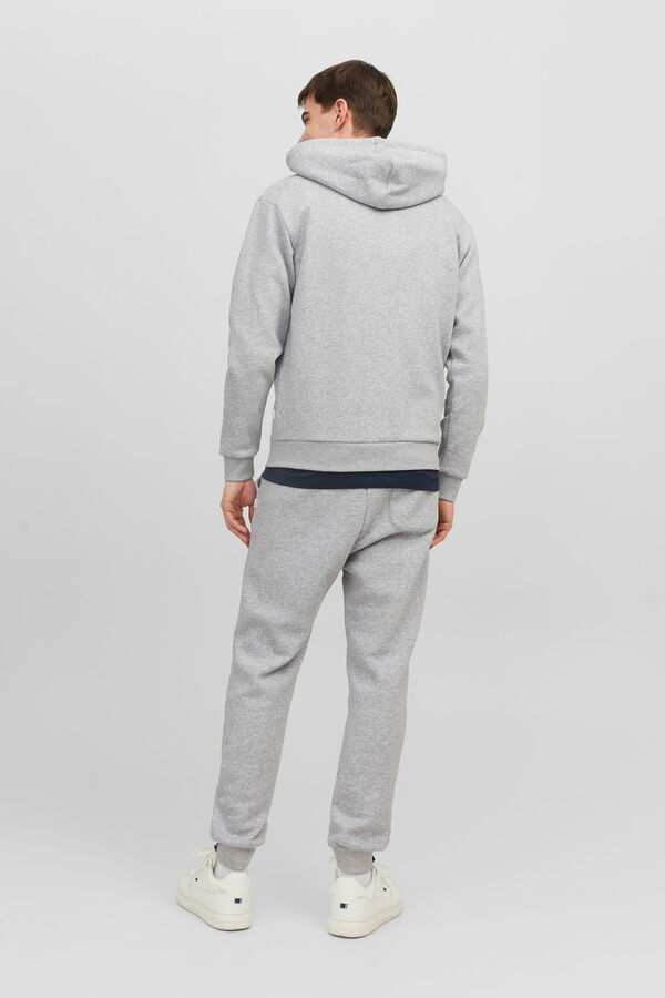 Springfield Zip-up hooded sweatshirt grey