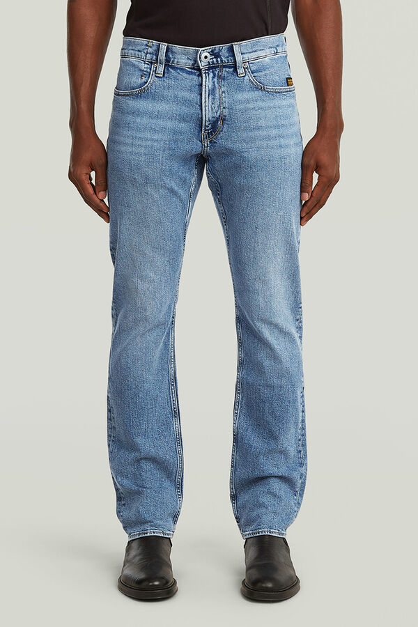 G-STAR Straight leg mid-rise jeans MOSA blue