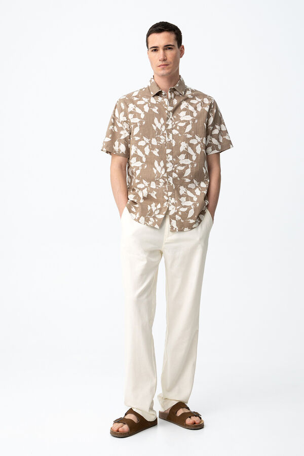 Tiffosi Relaxed fit trousers brown