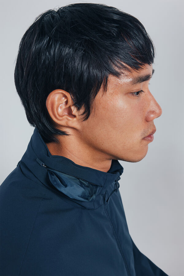 Springfield Puffer technical jacket blue