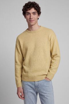JJ REBEL Camisola relaxed com l&atilde; cru