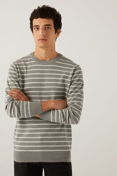 Springfield Pull rayures gris