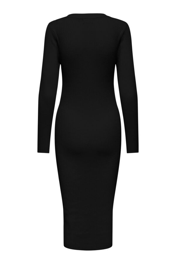 JDY Jersey-Knit midi dress Crna