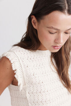 Springfield Crochet fringe top
