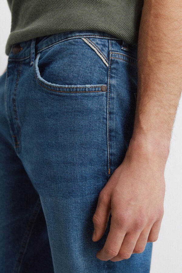 Springfield Jeans medium wash slim fit blue