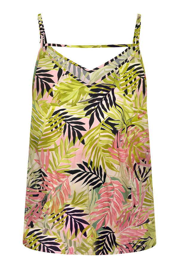 Only Plain strappy top green