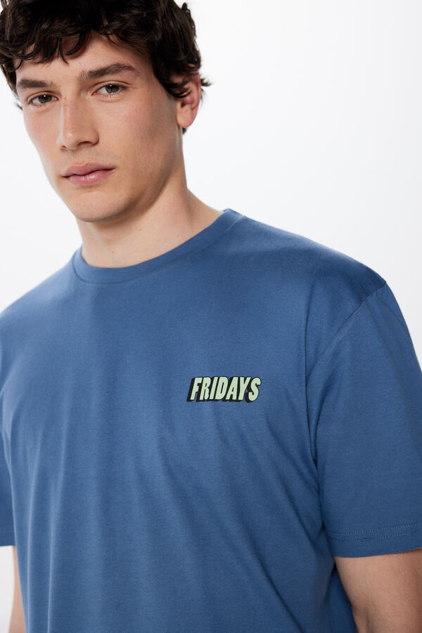 Springfield Fridays T-shirt blue
