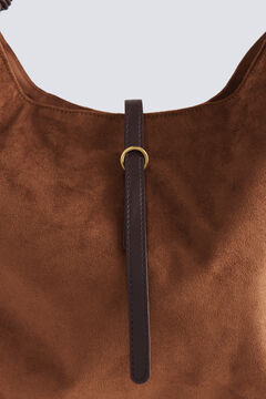 Springfield Faux suede tote bag