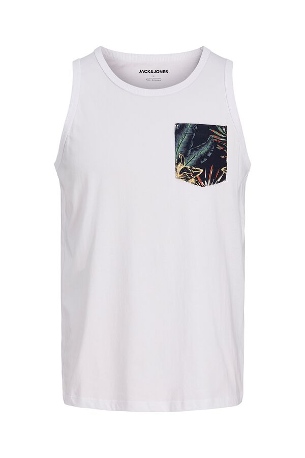 Jack & Jones Regular fit vest top white