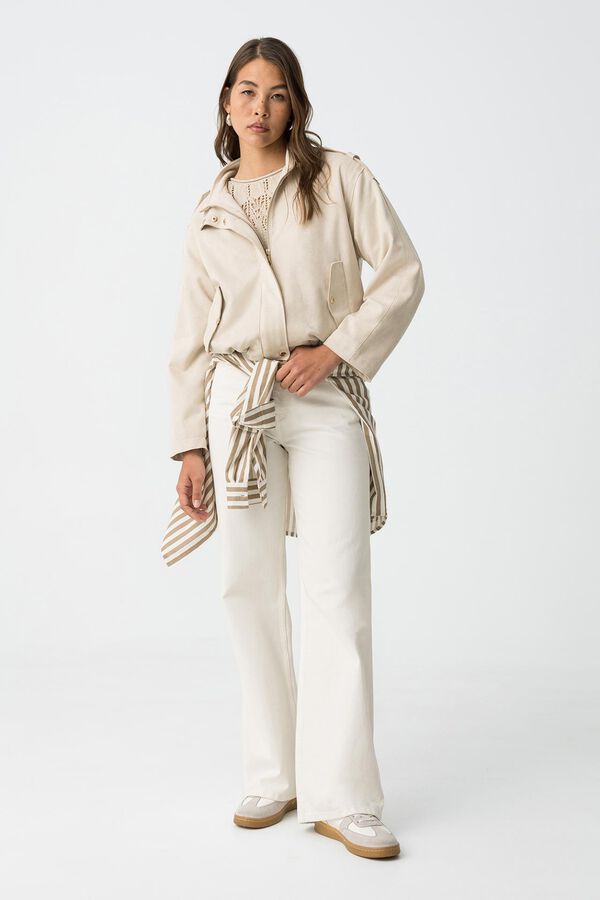 Tiffosi Vaqueros anchos Bonnye marfil