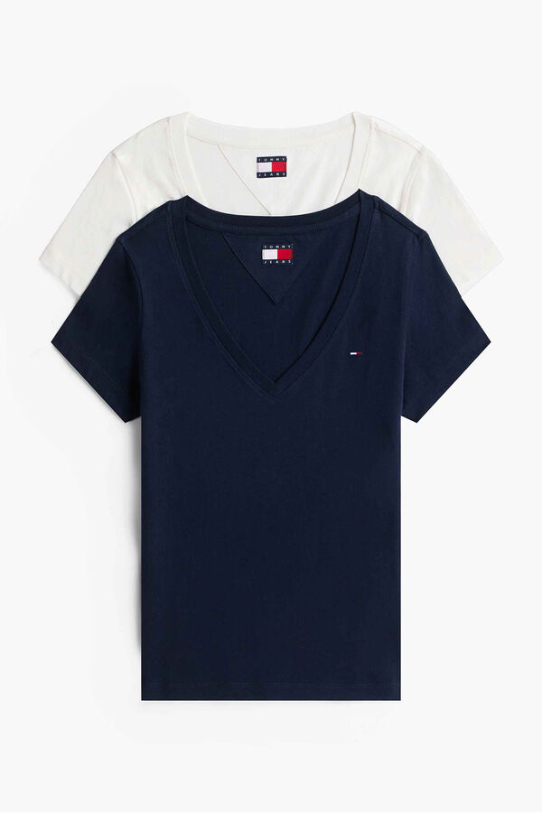 Tommy Jeans Slim fit t-shirt pack grey