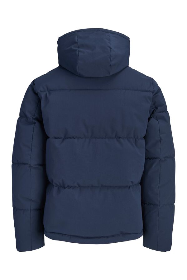 Jack & Jones Puffer jacket with hood blue