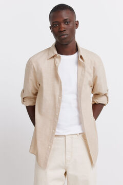 Springfield Slub cotton shirt