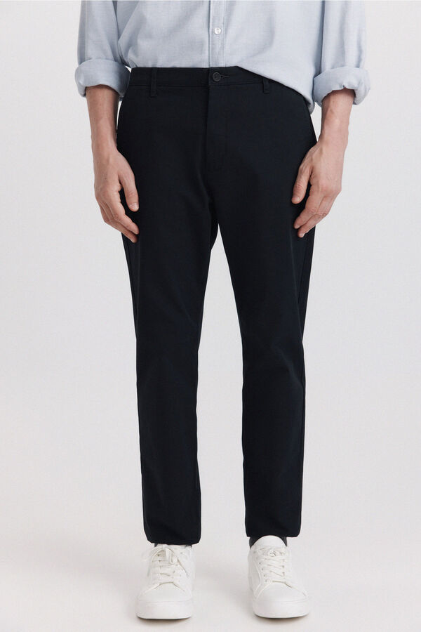 Springfield Slim fit chinos black
