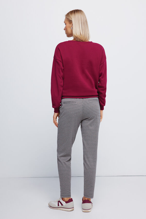 Springfield Pantalons de jogging rouge