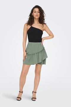 Springfield Mini skirt with ruffles green