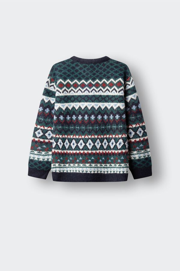 Springfield Kids Jersey jacquard ni&ntilde;o azul